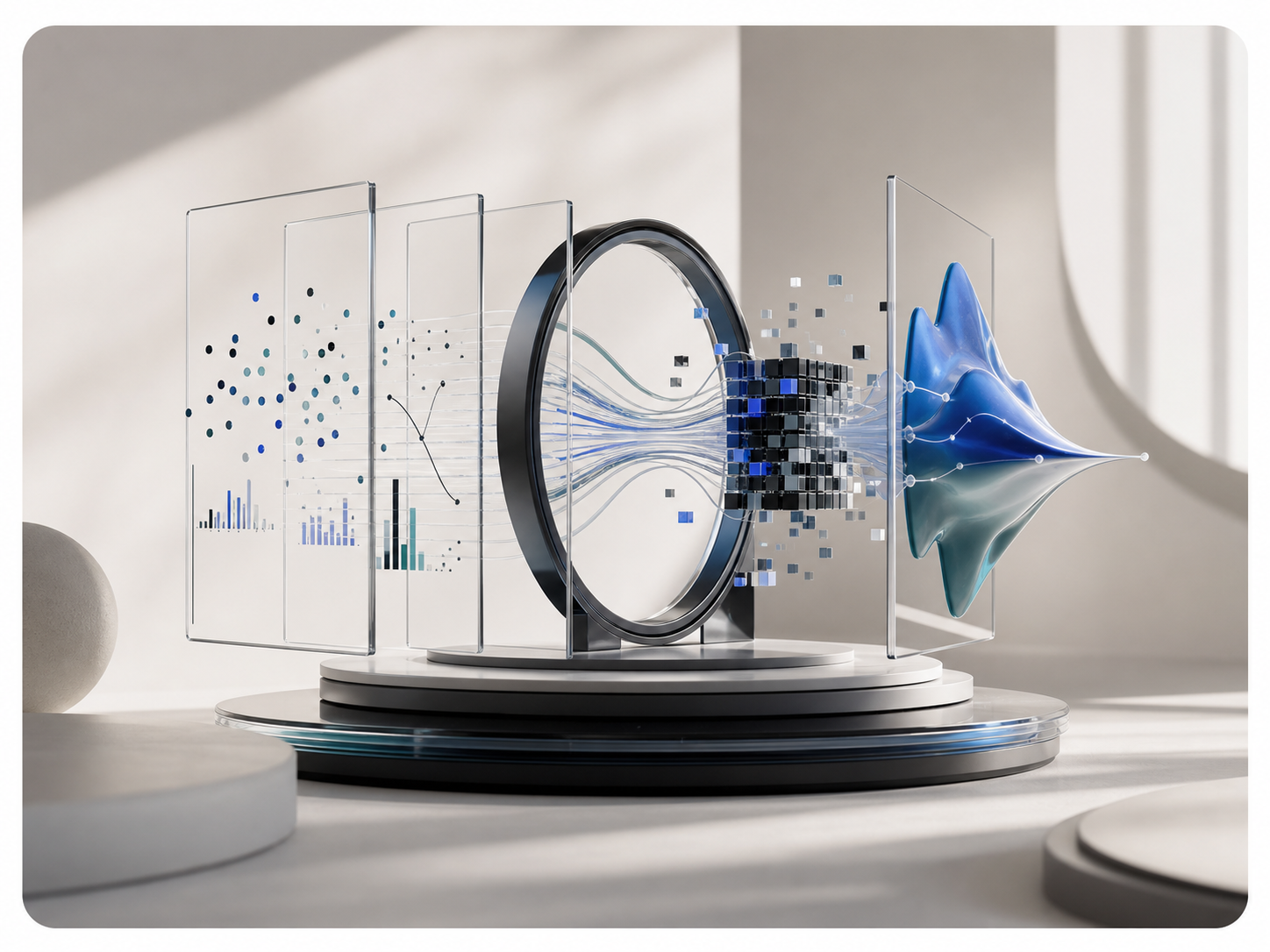 Sistema visual de analítica, datos e inteligencia artificial aplicada